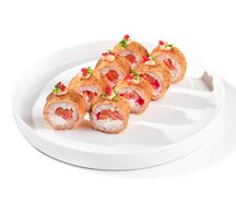 Темпура в маменори с лососем