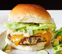 Chicken cheese burger