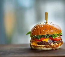 Cheese burger avec oeuf