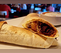 Steak champignon wrap