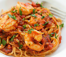 Spaghetti crevettes