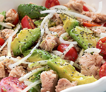 Salade davocat au thon