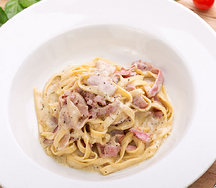 Tagliatelle carbonara