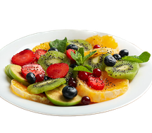 Assiettes de fruits