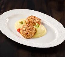 Куриная котлета с пюре