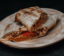 С шашлыком из курицы
