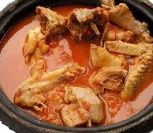 Soupe de poulet de chair