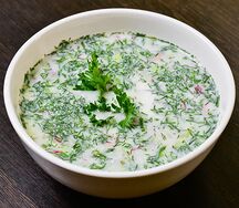 Окрошка с мясом