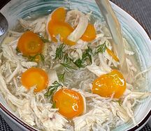Куриный суп с фрикадельками