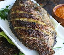 Poisson braisé
