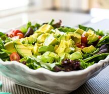 Salade avocat
