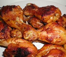 Poulet braisé