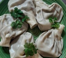 Хинкали с бараниной