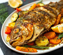 Poisson braisé