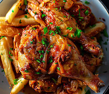 Poulet sauté entier