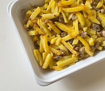 Жареный картофель с грибами