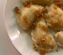 Вареники с картофелем постные