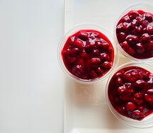 Крем из рикотты с вишней