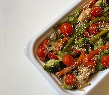 Курица с овощами