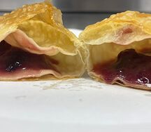 Чебуреки с вишневым джемом