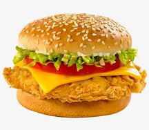 Chicken cheese burger