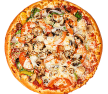 Pizza fruits de mer