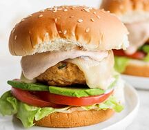 Baby chicken burgers