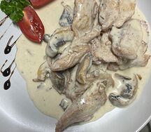 Судачок под сливочным соусом