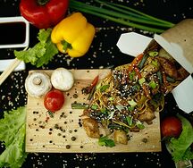 Рамен с курицей в терияки макси