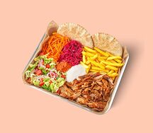 Шаверма на тарелке