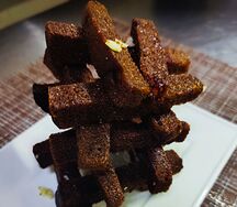 Гренки чесночные
