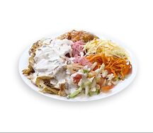 Фалафель на тарелке