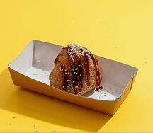 Жареные онигири с курицей