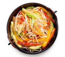 Удон с овощами