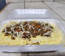 Purée de pomme de terre viande hachée
