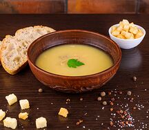 Суп-пюре с лососем