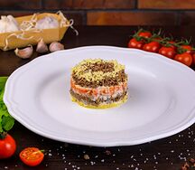 Салат Печёночный