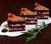 Пирожное Пьяная вишня