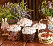 Кулич пасхальный творожный