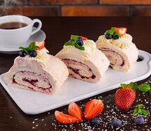 Меренговый рулет