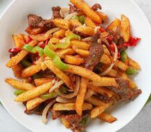 Фри с мясом