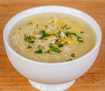 Домашняя лапша с курицей
