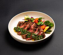 Стейк-салат с мачете