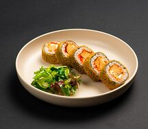 Ролл темпура с лососем