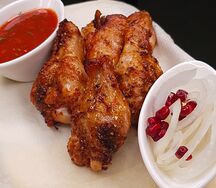 Шашлык из куриных крылышек