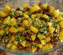 Картофель с грибами
