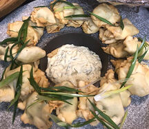 Чебуреки мини с брынзой и зеленью