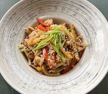 Лапша удон с овощами