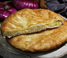Хычин с картофелем
