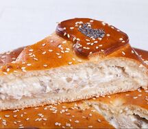 Пирог с курицей и грибами
